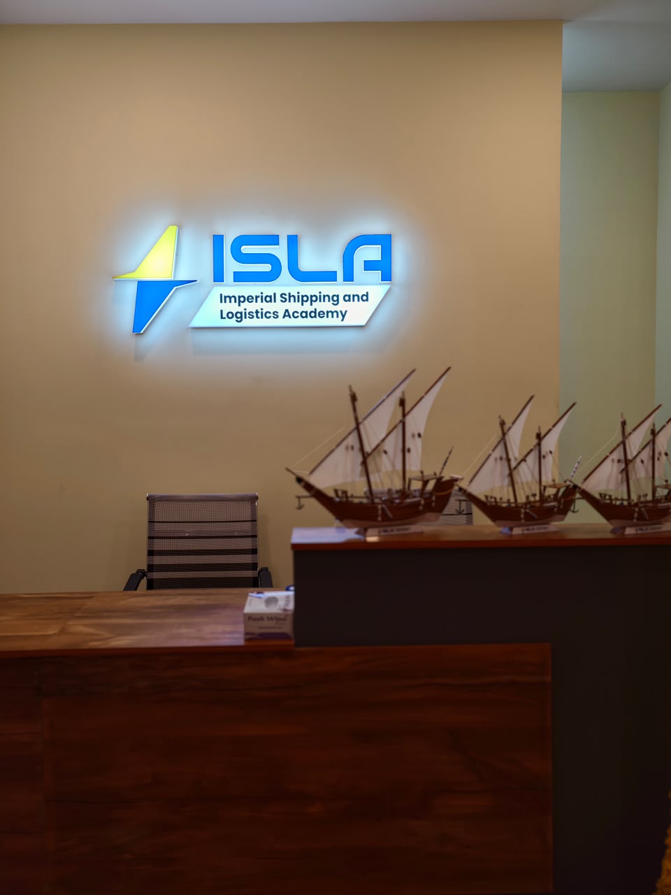 Classroom session at ISLA